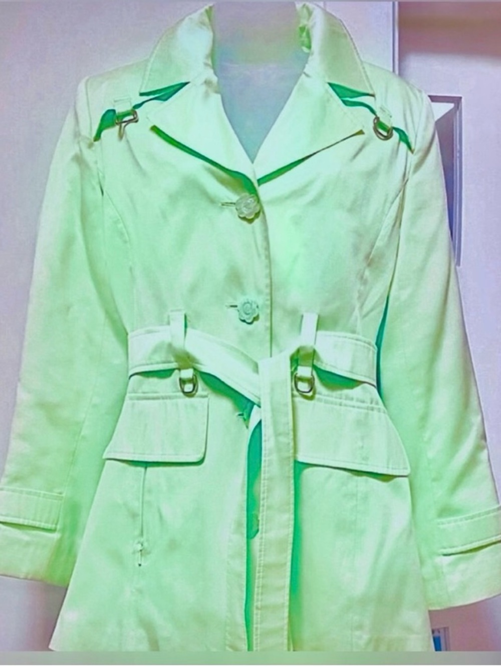 ๐ Spearmint Car Coat - Picture 2 of 8